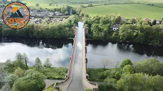 Lancaster Canal and the Lune Aqueduct on an Inflatable Boat