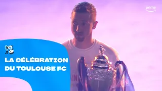 🏆 La célébration des joueurs du Toulouse FC avec leur public !