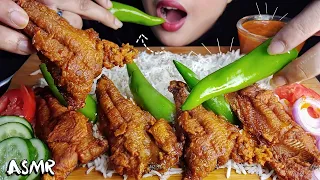 ASMR EATING SPICY FISH CURRY WITH RICE | EATING SPICY FISH CURRY | FISH MUKBANG | ASMR Eater Girl