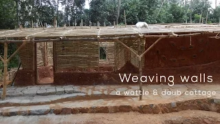 Weaving walls, a wattle & daub cottage