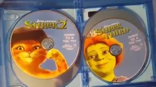 Shrek 4-Movie Collection Anniversary Edition Blu-Ray Unboxing