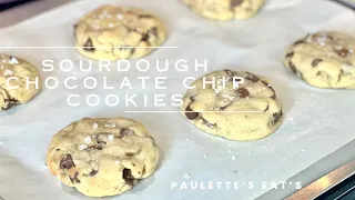 The BEST SOURDOUGH Chocolate Chip Cookies