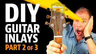 How To Inlay a Guitar Headstock - With Master Inlay Artist Craig Lavin (Episode 2)