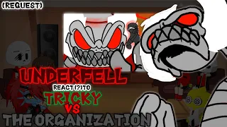 UNDERFELL REACT (?) TO TRICKY VS THE ORGANIZATION (Request)