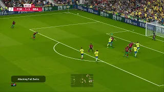 PORTUGAL vs BRAZIL - FIFA World CUP 2022 Final - Full Match All Goals HD - eFootball PES 2021 Game