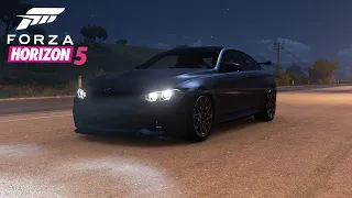 Forza Horizon 5 Gameplay 4K 60fps - Night Cruising W/ BMW M4 GTS (Pure Sound)