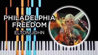 Philadelphia Freedom (Elton John) - Piano Tutorial