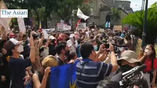 PH Trend: Protest groups gather at COMELEC in Intramuros, Manila a day after elections