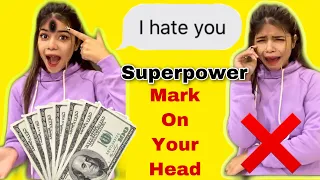 Superpower~ You get a Magical Mark on your HEAD!! That shows.. @PragatiVermaa @TriptiVerma