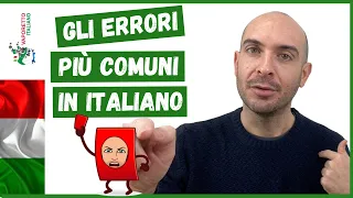 Gli ERRORI PIÙ COMUNI in italiano | Le cose che non sbaglierai mai più | Italiano con Francesco