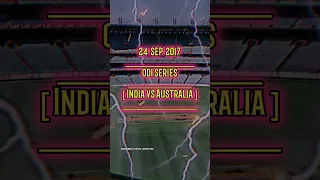 || India vs Australia odi series ||24 sept 2017 || #shorts #cricket #shortsfeed #viral #trending