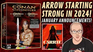 CONAN Movies Coming To 4K! - ARROW VIDEO Is Starting 2024 STRONG!💪