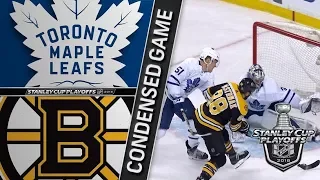 Toronto Maple Leafs vs Boston Bruins R1, Gm1 apr 12, 2018 HIGHLIGHTS HD