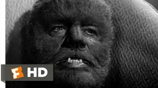 Abbott and Costello Meet Frankenstein (1/11) Movie CLIP - The Wolf Man Transforms (1948) HD