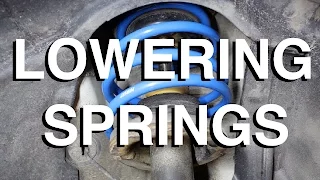 Can you Install Lowering Springs without Compressors?