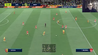 RC Lens - Brest FIFA 22 My reactions and comments