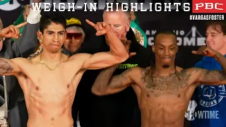 Vargas vs Foster Weigh-in Highlights