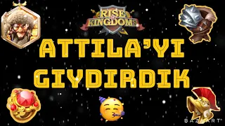 Attila/Takeda Equipment Choice Reasons🤔 - Rise of Kingdoms