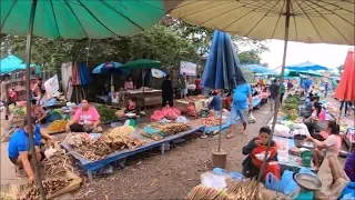 Vang vieng laos market​ ( Vientiane Province ) 🔴​ laos​ food วังเวียง