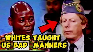 Khalid Muhammad Embarrasses This White Solder For Asking Questions on His Race