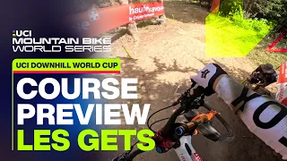 Les Gets Downhill World Cup GoPro Course Preview | UCI Mountain Bike Downhill World Cup