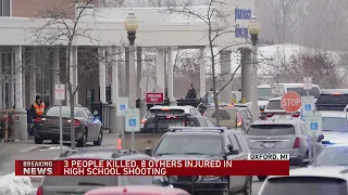 UPDATE: Student kills 3, wounds 8 at Michigan school