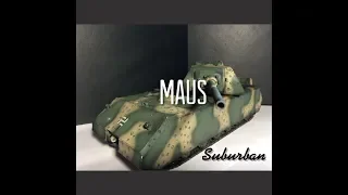 Готовая модель танка “ Maus “ , 1/35 , TAKOM .