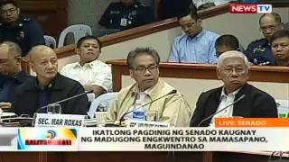 NTVL: Ikatlong pagdinig ng Senado kaugnay ng madugong engkwentro sa Mamasapano, Maguindanao