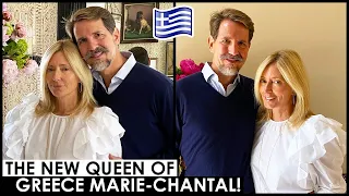 THE NEW "QUEEN OF GREECE" MARIE-CHANTAL 😍 CROWN PRINCE PAVLOS OF GREECE WIFE