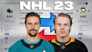 NHL 23 - ERIK KARLSSON TO PITTSBURGH TRADE SIMULATION