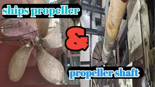 Ships propeller & propeller shaft repair & inspection all everything.