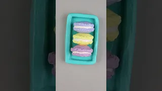 Diy Macaron Fridge Magnet  #DIYClayMagnets  #ClayDecor #HandmadeMagnets  #AirDryClay #DIYTutorials