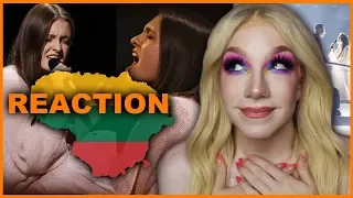 LITHUANIA - Ieva Zasimauskaitė - When We're Old | Eurovision 2018 Reaction