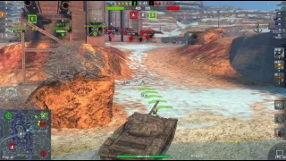 WoT Blitz T-62A Canyon sniper with telescope || 4200+ damage || 4kill