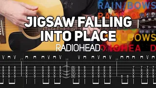 Radiohead - Jigsaw Falling Into Place (Acoustic Guitar lesson with TAB)