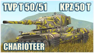 TVP T 50/51, Charioteer & Kpz 50 t • WoT Blitz Gameplay