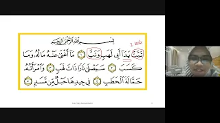 Tadabur Al Quran (8)- Ustazah Nuraini
