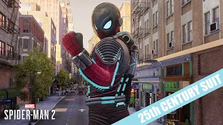 Marvel’s Spider-Man 2 - 25th CENTURY Suit Free Roam & Combat Gameplay PS5