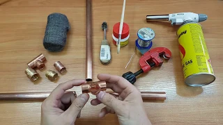 Soft soldering of copper pipes and fittings - How To - PL