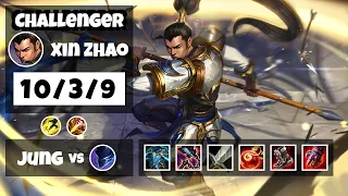 Xin Zhao vs Nocturne EU Challenger JUNGLE (10/3/9) - v11.13