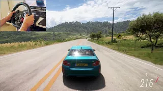 BMW M2 Coupe - Forza Horizon 5 - Steering wheel gameplay