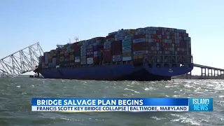 Baltimore Bridge salvage plan begins