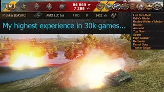 AMX ELC bis My highest experience in 30k games