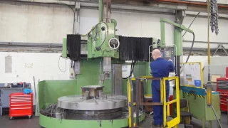 Webster & Bennett Series 72" TE CNC Vertical Boring & Turning Machine