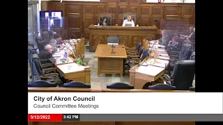 City of Akron Council Committee Meetings - 9.12.2022