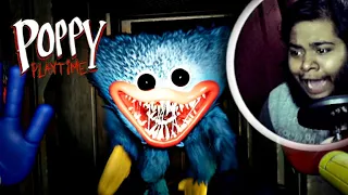 Screaming at a scary toy factory -Poppy Playtime  Chapter 1 Full Walkthrough