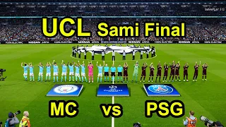 Manchester City vs PSG - UEFA Champions League Sami Final UCL- PES 2021
