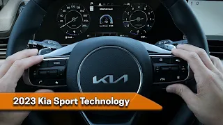 2023 Kia Sportage steering wheel and cluster | Sportage Technology