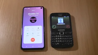 Incoming + Outgoing call at the Same Time  Samsung Galaxy S10e + Samsung Galaxy Y Pro