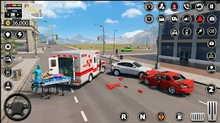 city hospital gameplay video||2024 real ambulance,😢😢